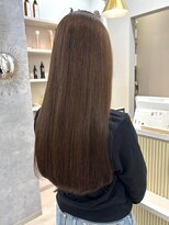 ポジ(poji)&nbsp;髪質改善カラー　艶カラー　ブラウンカラー　ミディアム