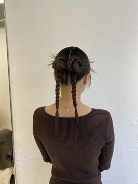 リル 茅ヶ崎(Liru:) ヘアセット/ヘアアレンジ/カチモリ/編みおろし/ハーフアップ