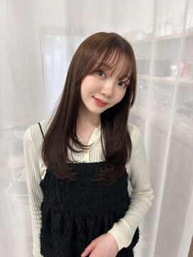 ハピネス 梅田茶屋町店(HAPPINESS) レイヤーカット/韓国ヘア/ブリーチなし/髪質改善/ワンカール