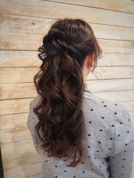 ねじり長さ出しポニー