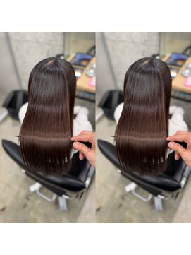  #髪質改善#縮毛矯正#美髪矯正#レイヤーカット#白髪ぼかし