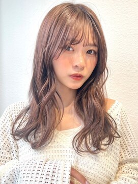 カバーヘア ブリス 川口(COVER HAIR bliss) ラベンダーベージュ/ゆるふわロングレイヤー/大人ガーリーp川口