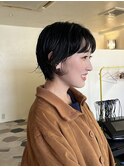 [癖毛風]ショートパーマ