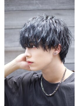 ヴェイン 渋谷(vain) 渋谷美容室アップバングくせ毛風カットパーマk