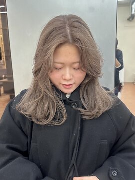 パークレーン アイス イヴェン アネックス(PARK LANE ICI yeven.anx) ブリーチカラーブリーチなしダブルカラー春カラーミルクティー