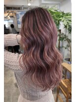 ロア インターナショナル 新宿店(LoA International)&nbsp;【新宿】ピンクアッシュバレイヤージュ髪質改善トリートメント