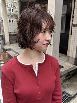 エヴリンアンドペイジ(Evelyn&paige) ボブパーマ/ニュアンスボブ【神戸元町/水原】