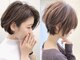 ルーファス 恵比寿 渋谷(Ruufus)の写真/【初ショートでも安心!】「似合うショート」で周りから褒められる!理想の小顔を叶えるカット