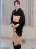 着付けのみ(ヘアセットなし)留袖 訪問着 付け下げ 喪服 ¥8800