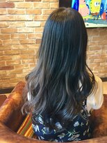 ルッソカルム(Lusso calme)&nbsp;ロング×グレージュスタイル/30代40代50代