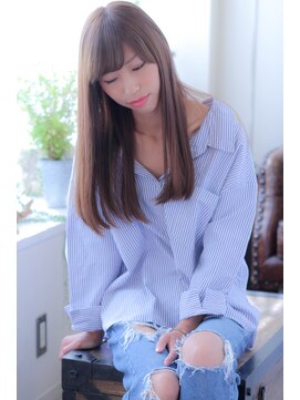 トイガーデン(Toi GARDEN) 【e-style GARDEN】ナチュラルベージュ透け感ロング