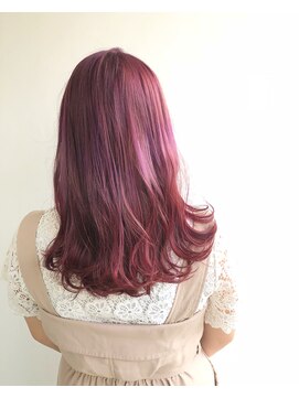 ヘアメイク オブジェ(hair make objet) ロングpink