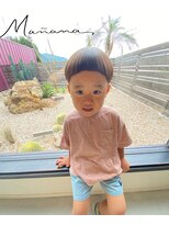 マニャーナ Manana 美容室 キッズ マッシュカット