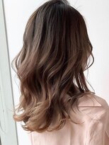 サードバイローラン(THiRD by ROULAND)&nbsp;【THiRD】ナチュラルフリンジウェーブ＊ココアブラウン