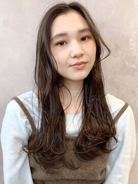 アイティー バイ アルバム 浦和店(IT by ALBUM) ナチュラルワンカール_ココアブラウンフリンジウェーブ_37222