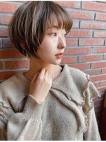 アリエッタ ギンザツー(ARIETTA GINZA2)&nbsp;艶カラー ショートバング/丸みシルエット/大人ガーリー/髪質改善