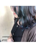 アンルーク ヘア(+1 unluke hair) [+1unluke]2024-SS/contrast×purple×blue×green
