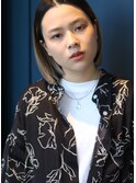 【LIPSderico/鈴木初穂】個性派ボブ×ハイトーンカラー