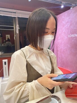 ローレンジウ(LOREN JU) 名駅/名古屋駅/学割U24/レイヤーカット/オージュア/ダブルカラー
