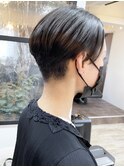 《knit銀座》大人黒髪20代30代40代ハンサムショート丸み前下がり