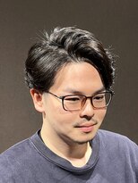 ビーダンディー(Bee dandy) ビジネスカジュアル メンズパーマ かき上げセンターパート