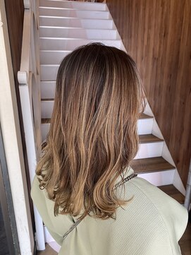 アヴァンス 天王寺店(AVANCE.) バレイヤージュ×透明感