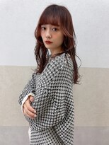 トゥーリ 薬院店(tuuli)&nbsp;tuuli☆20代30代40代ベビーバングショコラベージュワンカール