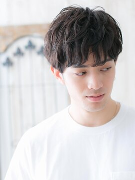 モッズヘア メン 上尾東口店(mod's hair men) ラフなくせ風ラウンドゆるふわマッシュパーマU上尾