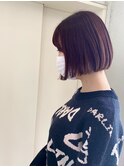 ミニボブ&ピンクベージュ♪