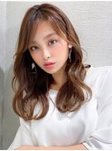 小顔/前髪/ネビージュ/ボブルフ/レイヤーカット/黒髪/結べるボブ