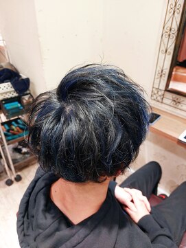 シェリー(cherie) ネイビーハイライト