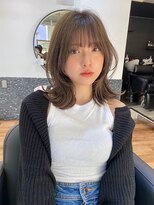 リコバイアフロート(riko by afloat)&nbsp;ミディアムレイヤー/透明感カラー/くすみブラウン