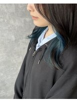 ダリー 菊水店(Dali)&nbsp;インナーカラー・ターコイズブルー・デザインカラー