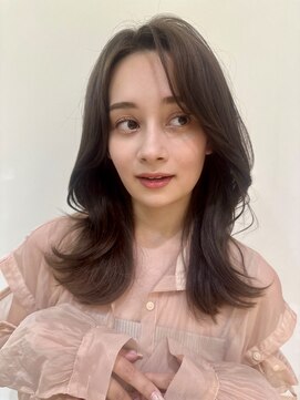 バイオレットジェム(Violet`jem) 韓国ヘアレイヤーカット小顔カットサンドベージュKA-18