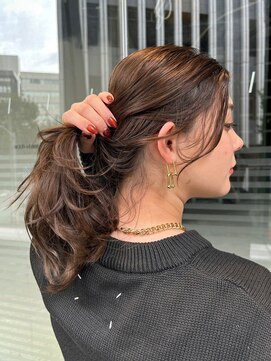 ジーナ 渋谷本店(Zina) 髪質改善＊秋色ダークブラウン＊美髪【Zina宮益坂】