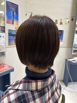 ヘアープレイスクリアライン 栄町店(hair place CLEAR LINE) 【メテオカラー×ショート】髪質改善/トステア/シルク架橋