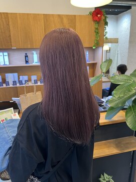 エム(EM) ピンクブラウン/デジタルパーマ/チェリーブラウン/下北沢