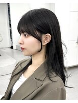 アマトウキョウ アユンチェ(AMA TOKYO×AYUNCHE)&nbsp;前髪顔まわり韓国ヘアレイヤーカットサイドバンク2wayバンク韓国