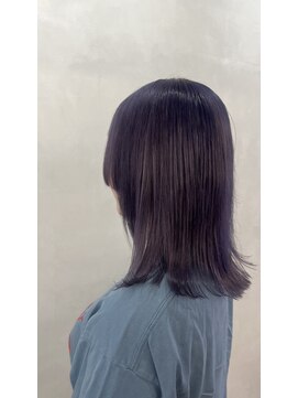 エイト プラット 渋谷2号店(EIGHT plat) ワンブリーチ パープルカラー