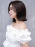 【透明感♪高発色◎】アディクシーカラー(全体)＋2stepトリートメント ￥7900
