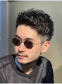 横浜西口メンズベリーショート刈り上げフェードツーブロック30代