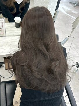 アマトウキョウスマートサロン(AMA TOKYO×Smart Salon) オリーブグレージュ グレージュ 赤み消しカラー