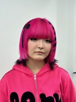 エゴ 池袋(EGO) ショッキングピンク/デザインカラー/フェイクブラック