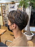 メンズのワンカールパーマ