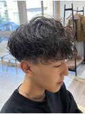 MENSHAIR/波巻ツイストスパイラル/フェザーパーマ/千葉/津田沼