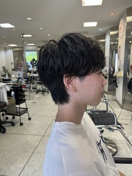 にしはら 美容室 マッシュウルフ