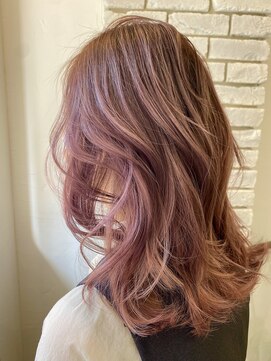 ジルチ ヘアー(Zilch hair) ロングレイヤー/ピンク/30代/心斎橋/なんば【北堀江】/学割U24