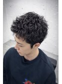 無造作スパイラルパーマ
