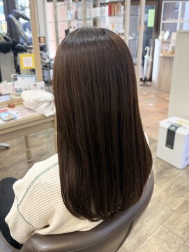 アルターリール(aL ter Rire) 着物ヘア/ダークアッシュ/ミディアムレイヤーカット/杉田花乃