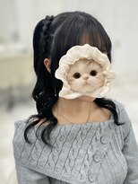 アイトーキョーエス 渋谷(AI TOKYO S)&nbsp;編み上げハーフツイン/ハーフツイン/ヘアメ/クラゲヘア/